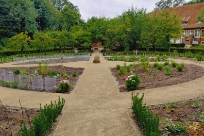 Le monument Haus Rüschhaus avec un revêtement semi-dur KoMex® Naturel à Münster